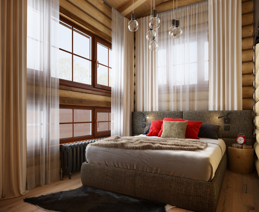 Деревянный дом с баней