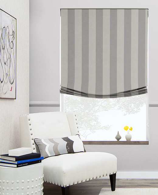 Relaxed Roman Shades by The Shade Store