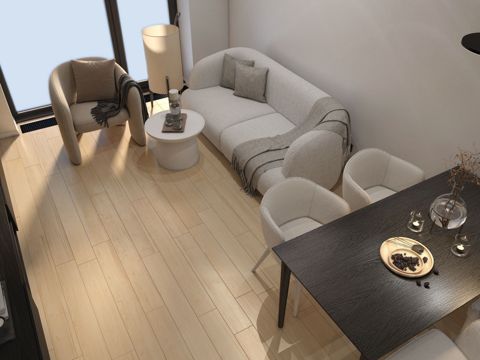 Интерьер однокомнатной квартиры в Москве.