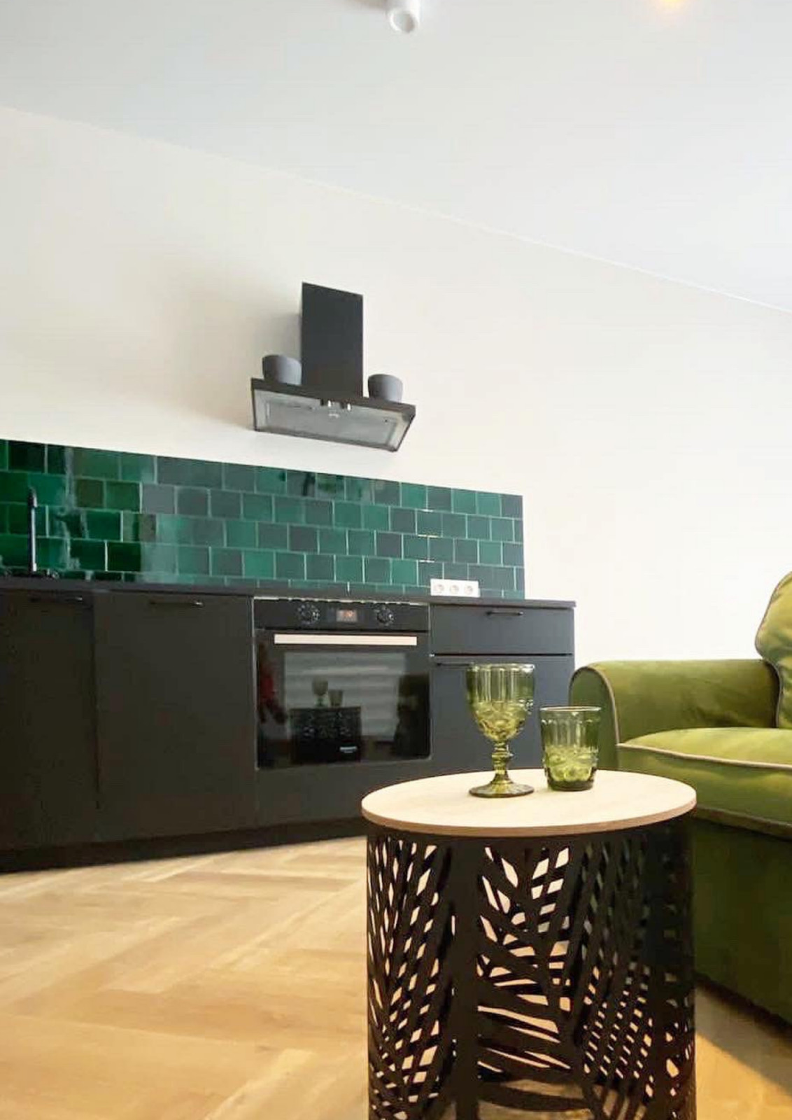 Фартук Зеленые квадраты