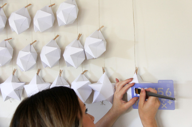 Hemis : DIY : série calendrier de l'avent origami par Marine Derien