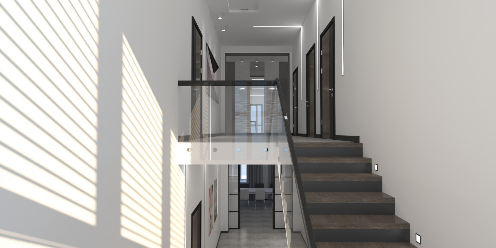 Коттедж в стиле хай тек