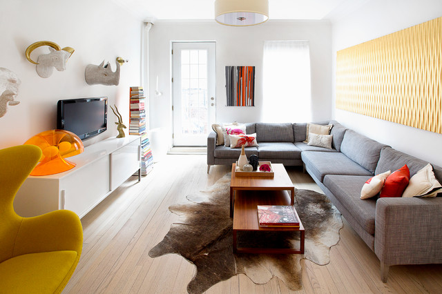 Hell's Kitchen Residence contemporain-salon