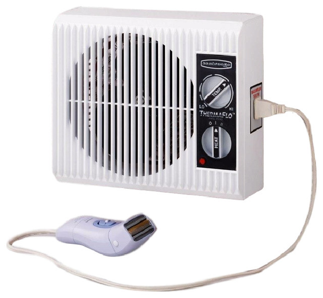 Off the Wall Outlet Mountable Heater With Thermaflo ...