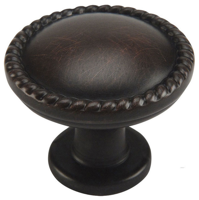 Cosmas 4115ORB Oil Rubbed Bronze Rope Cabinet Knob