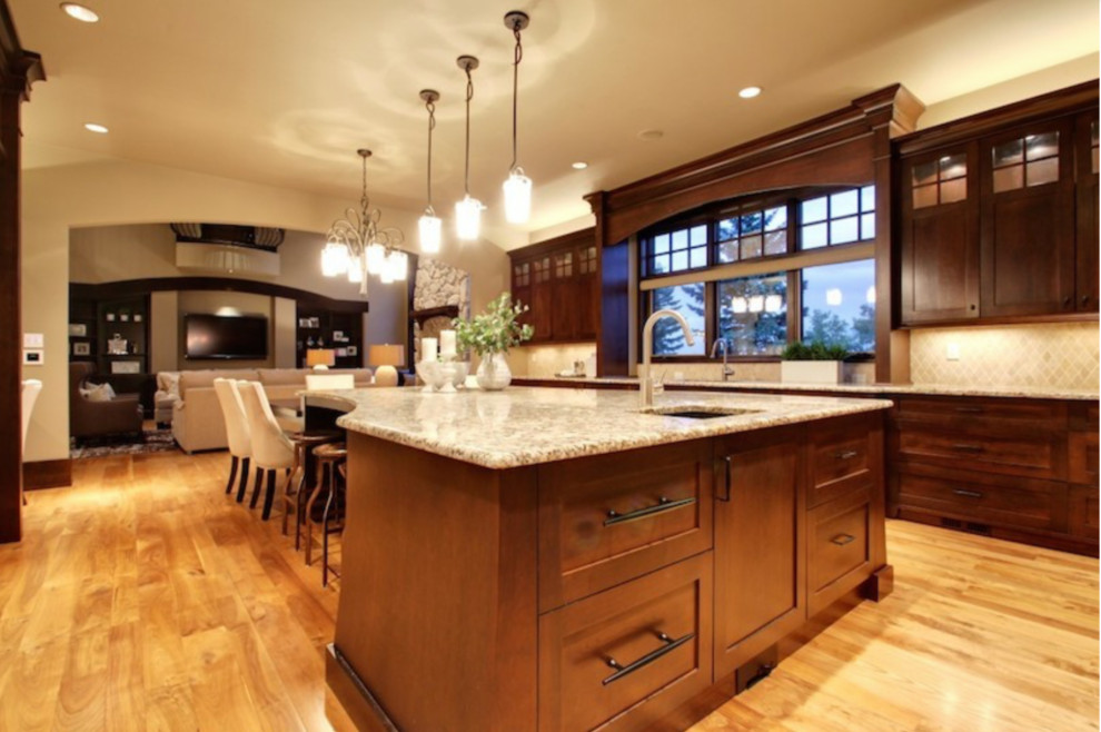 Kitchen - transitional kitchen idea in Calgary