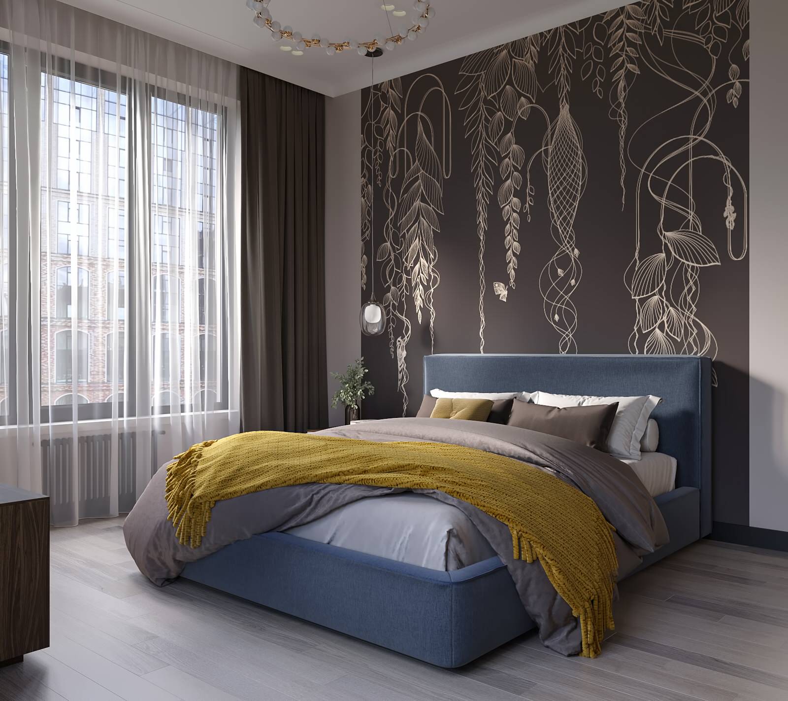 ЖК Серебряный Парк. Мастер-спальня