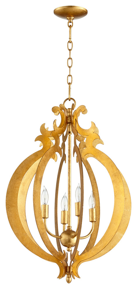 Cyan Design 06495 Danelle Gold Leaf Pendant