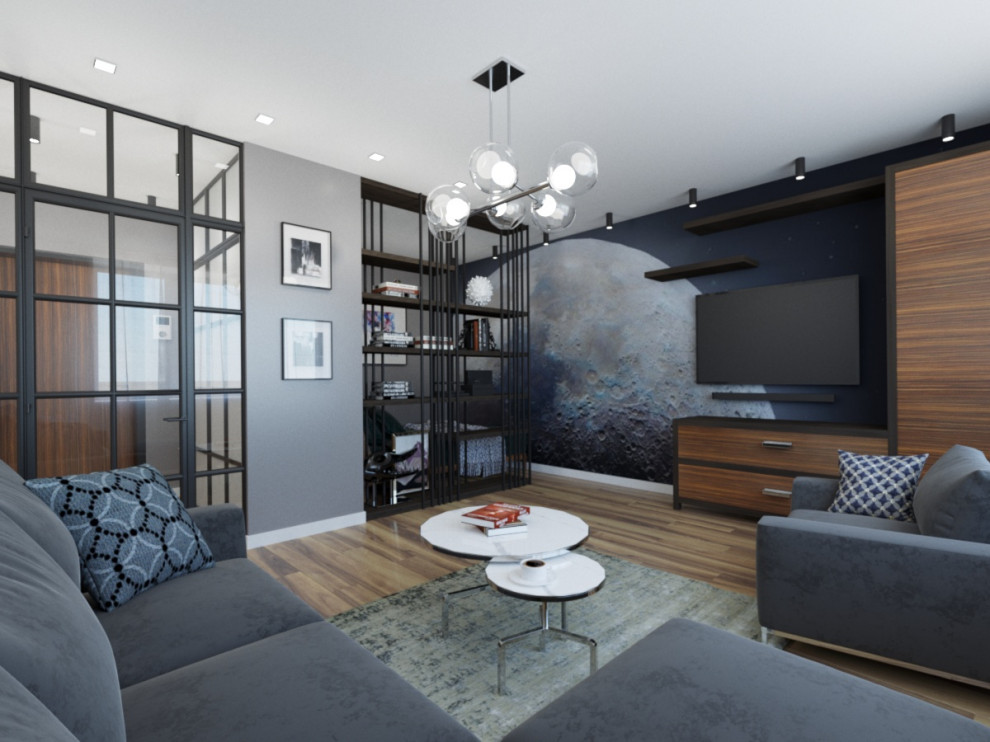 Дизайн-проект двухкомнатной квартиры в стиле Лофт