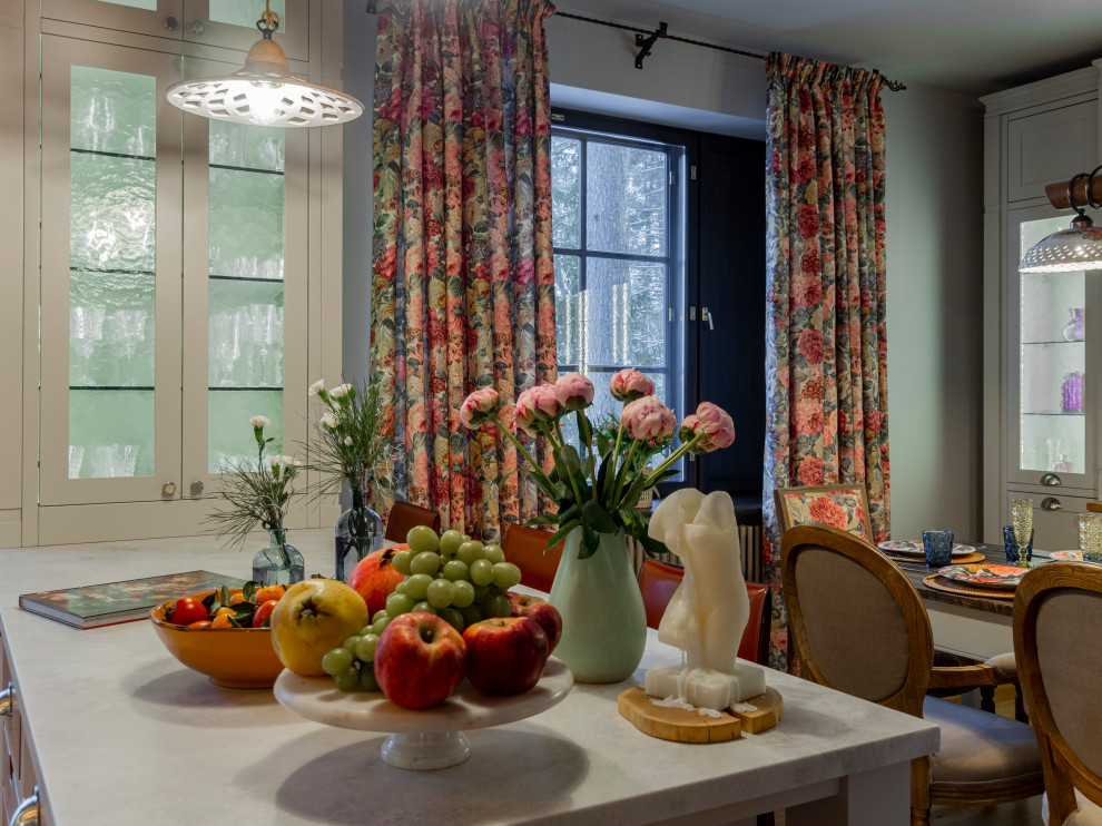 Роскошная кухня-гостиная