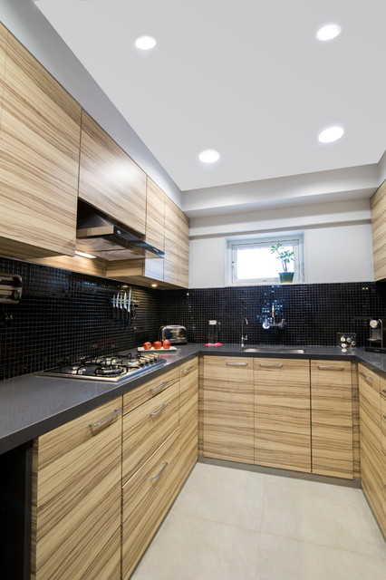 Contemporary Indian Kitchens On Houzz, Which Countertop Is Best For Indian Kitchen Cabinets