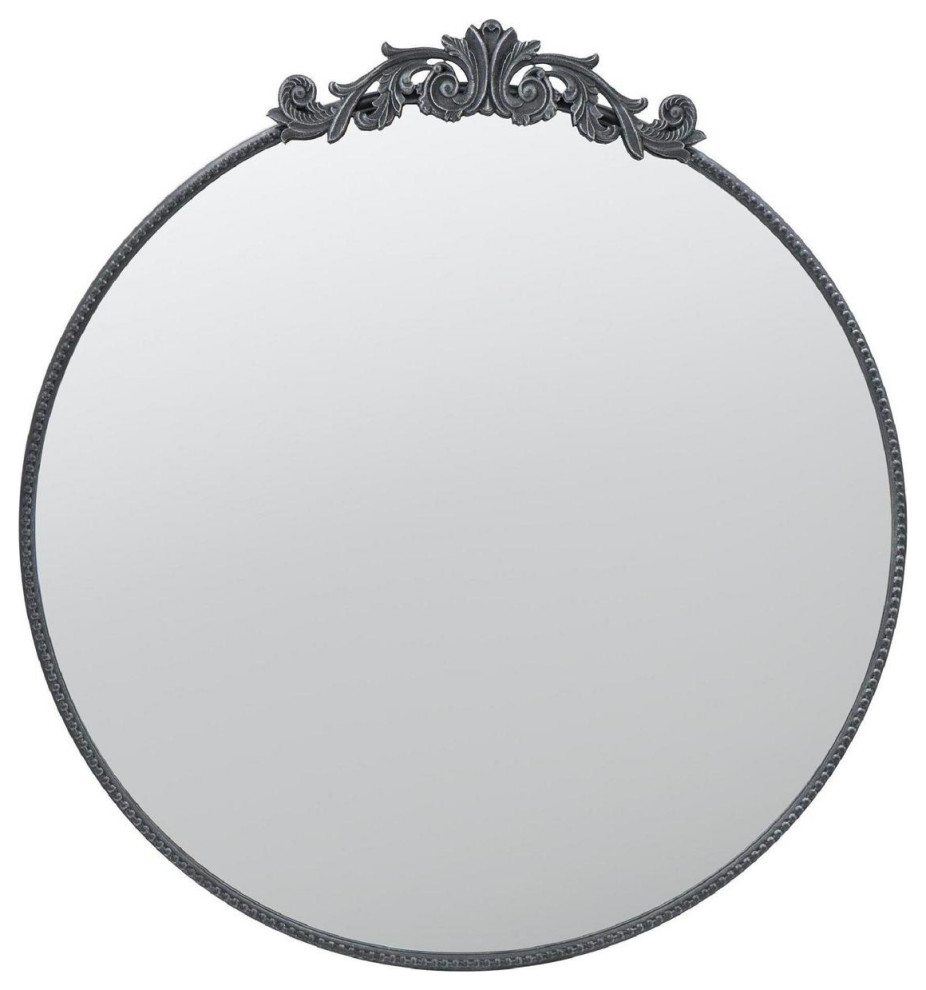 Anita Wall Mirror, Black Victorian Wall Mirrors by Lighting New