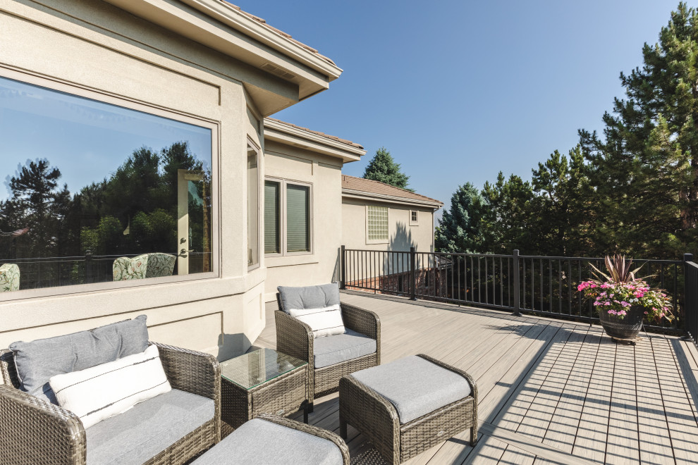 Inspiration for a transitional deck remodel in Denver