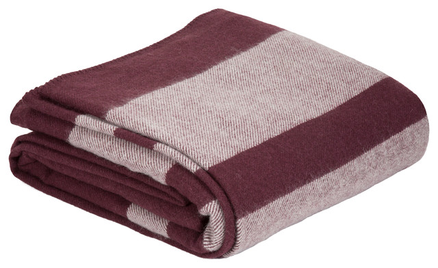 Australian Wool Blanket, Burgundy, Full/Queen