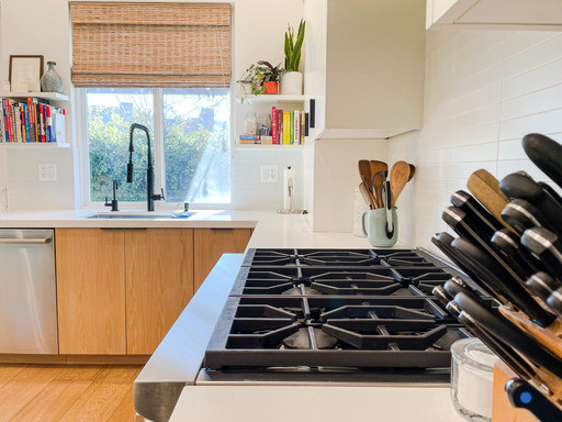 Countertops, Backsplash, Cabinets, Windows and Appliances