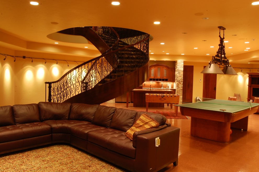 Home design - rustic home design idea in Jackson