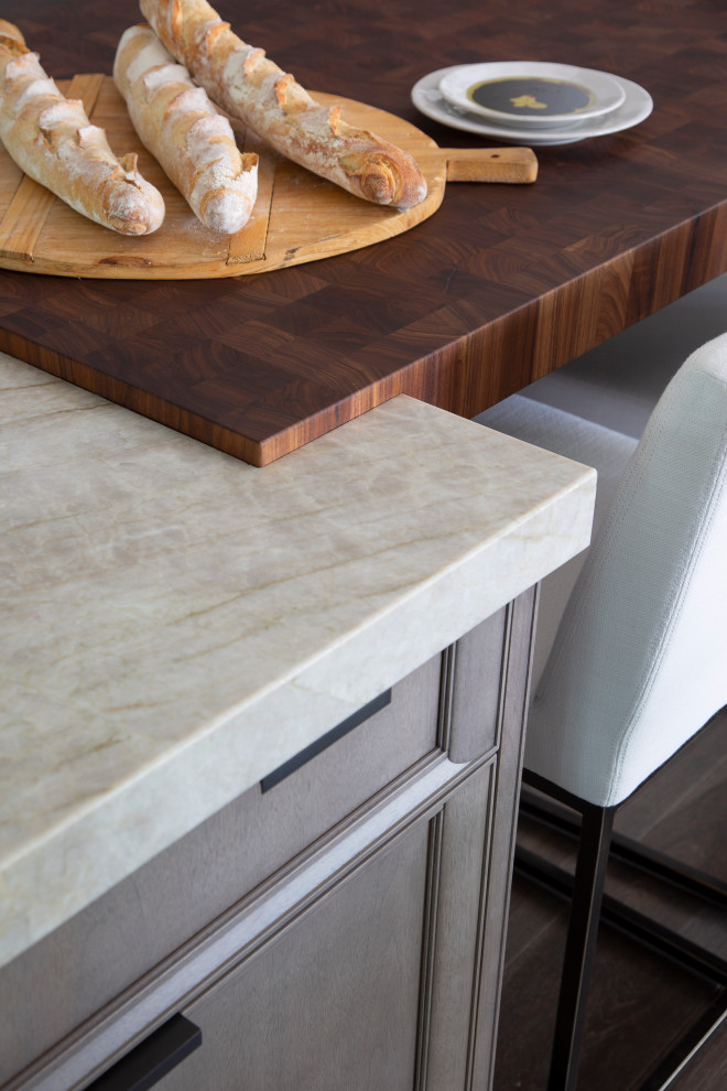 Transitional kitchen photo in Denver