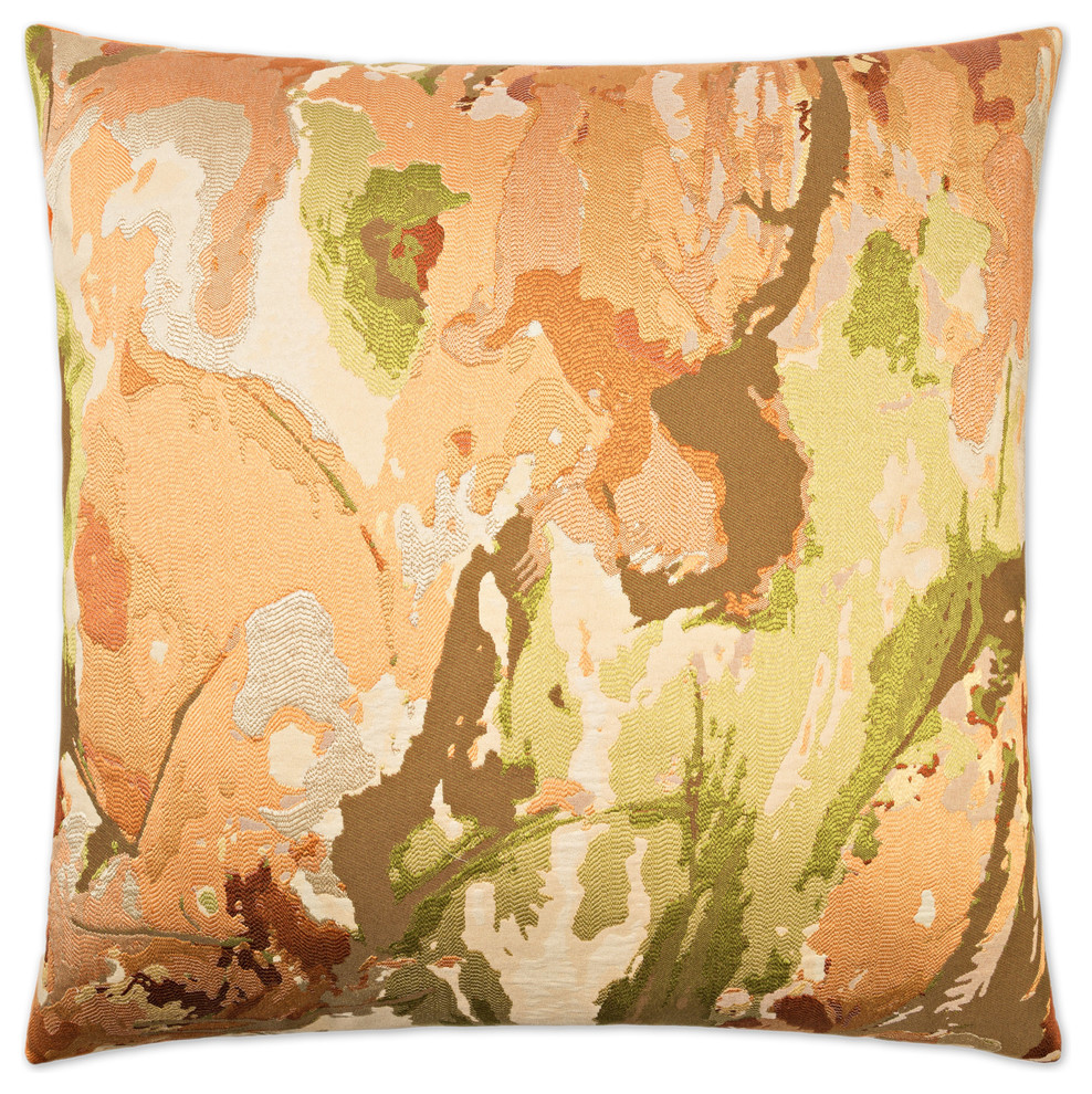 Canaan Company Contraption Orange Accent Pillow 2315O Contemporary