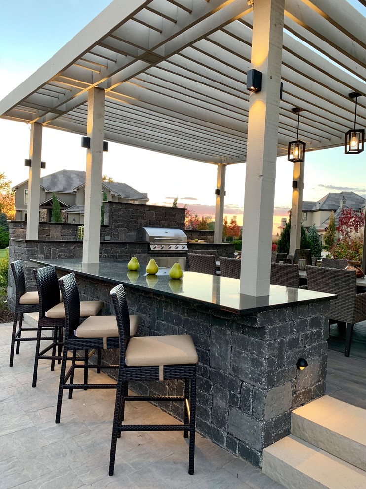 Back Yard Party Space Contemporary Patio Kansas City by High