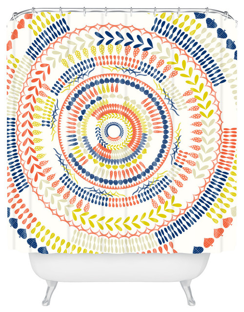 Deny Designs Jenean Morrison Room Service Shower Curtain, Standard 69"x72" Contemporary