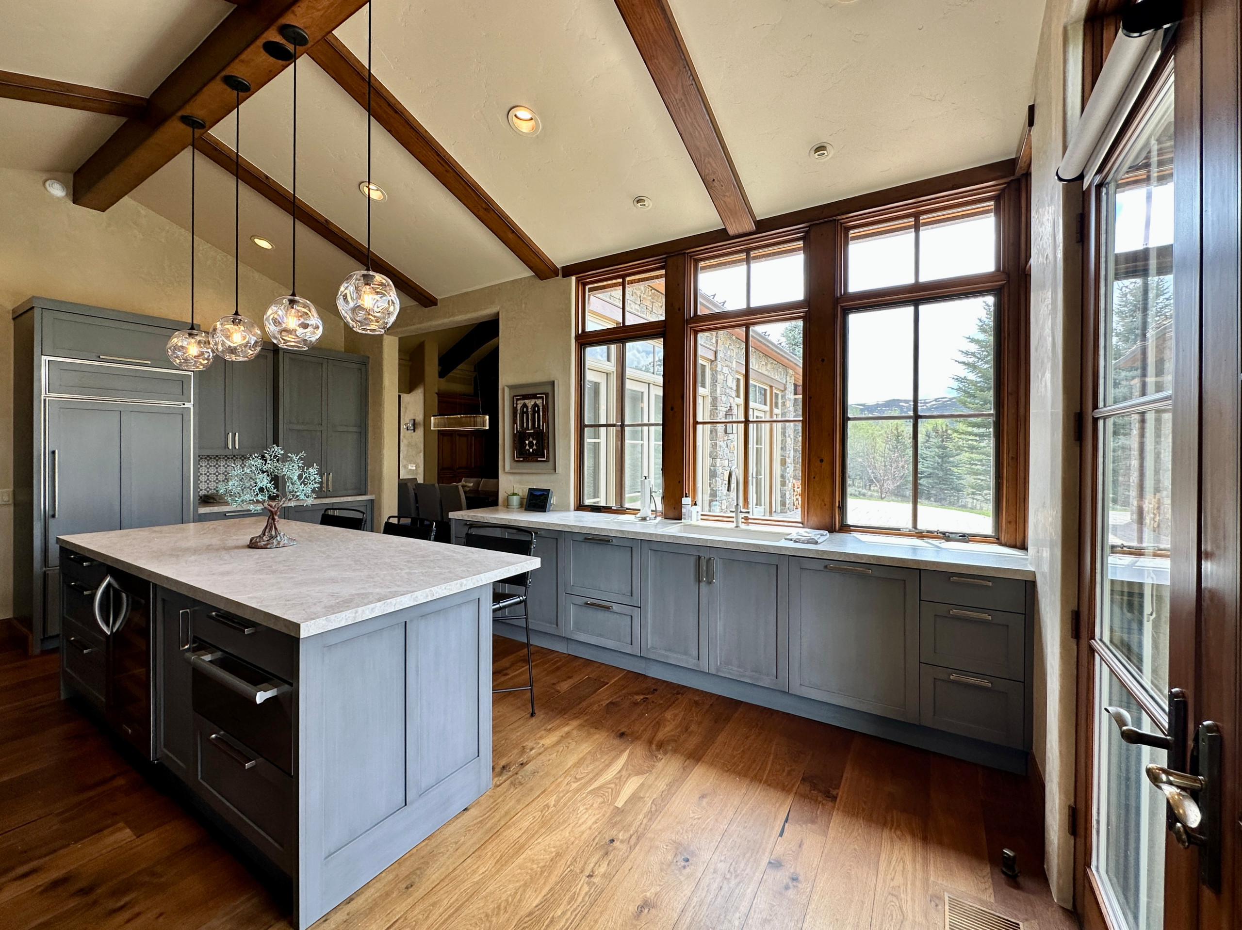 Bluebell Kitchen Remodel Sink, Island with appliances