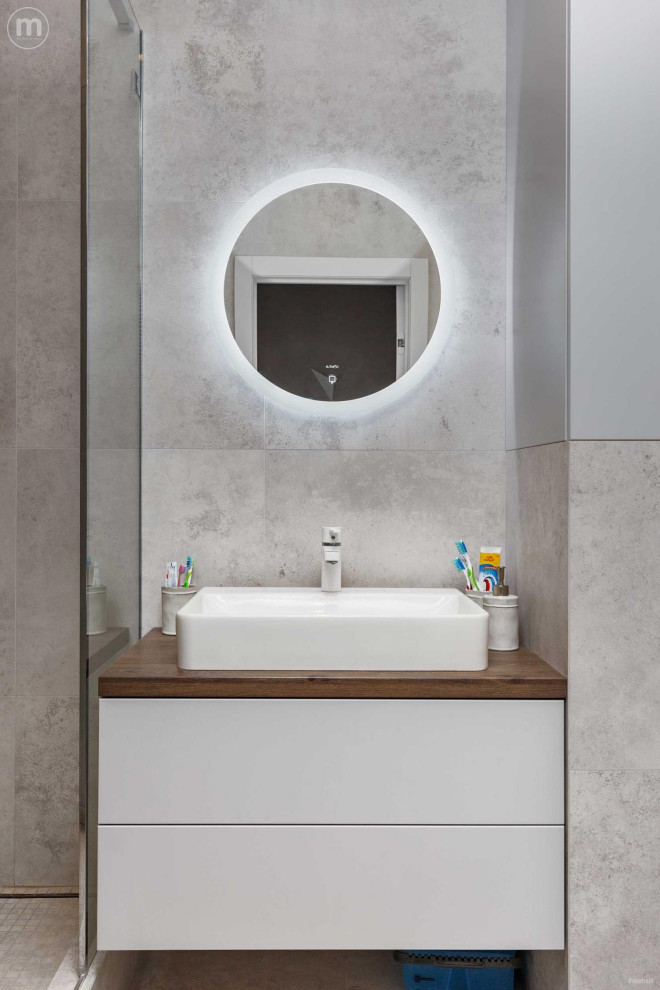 Светлая ванная комната