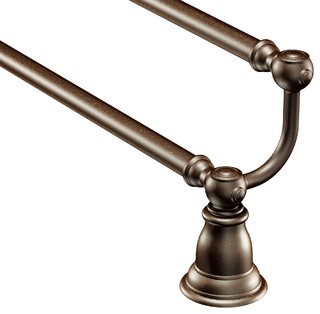 Kingsley 24" Double Towel Bar - Traditional - Towel Bars - by The Stock
