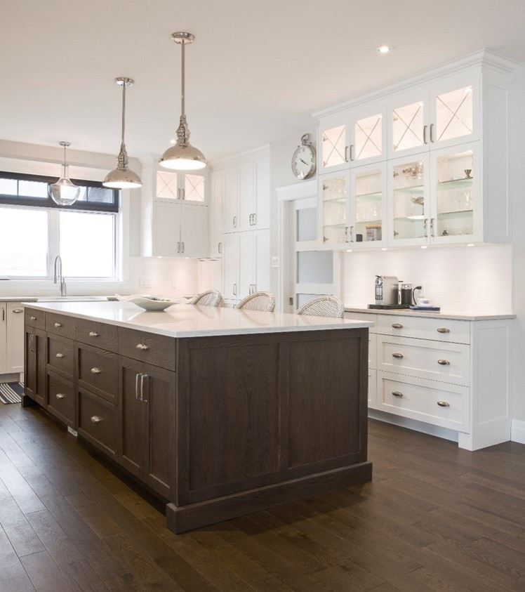 Inspiration for a transitional kitchen remodel in Miami