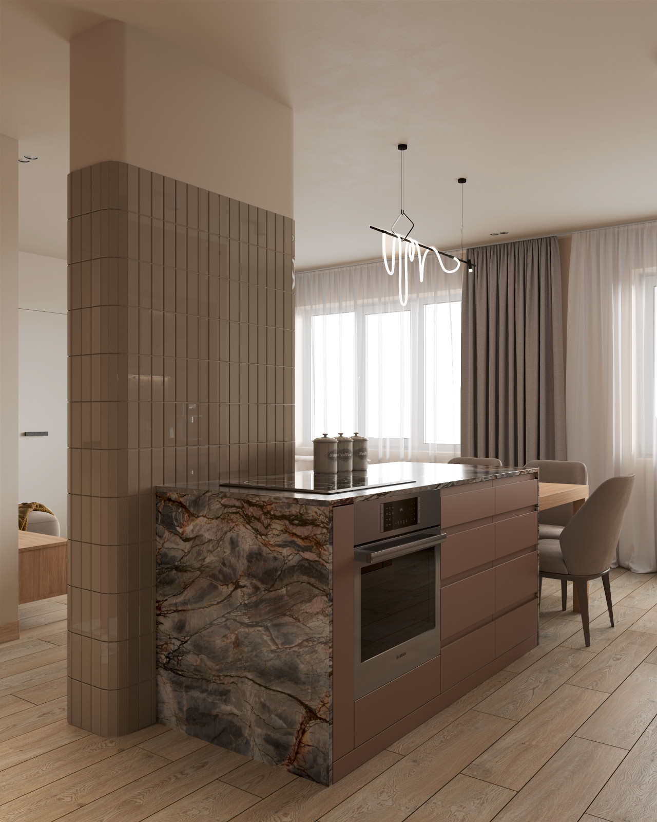 Кухня-гостиная