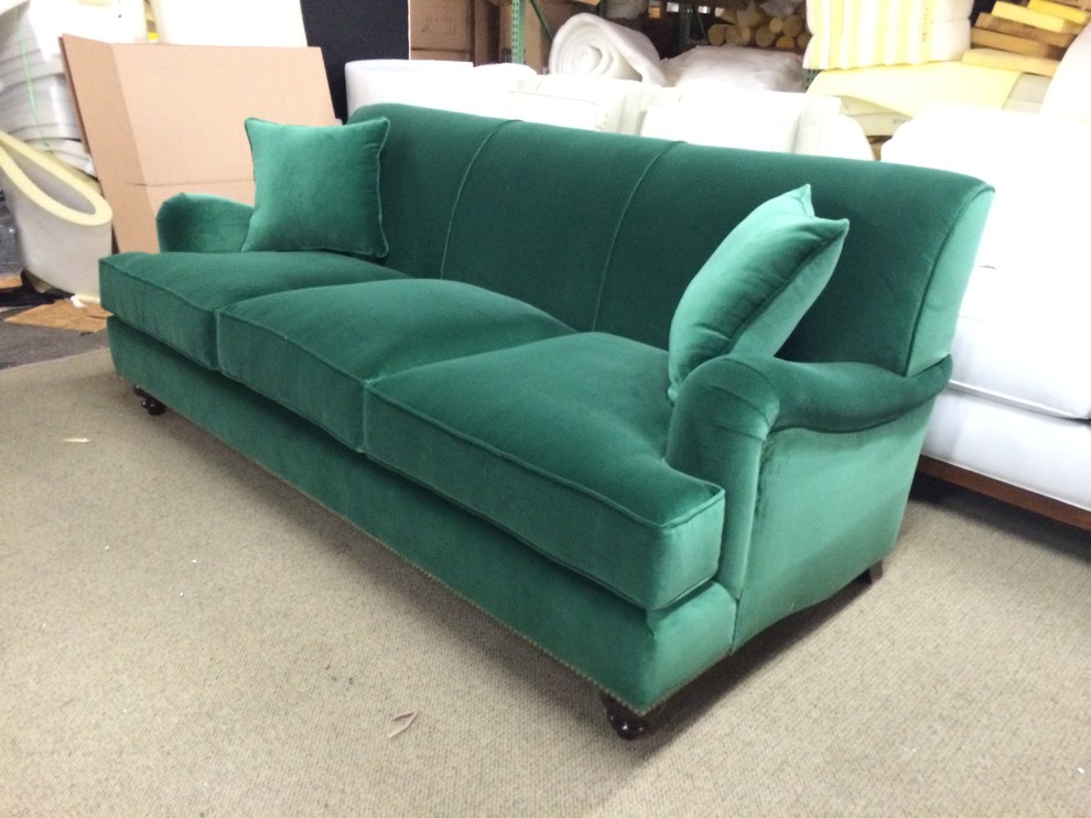 CASSIE STYLE - TRADITIONAL ENGLISH ROLL ARM - CUSTOM SECTIONAL SOFA