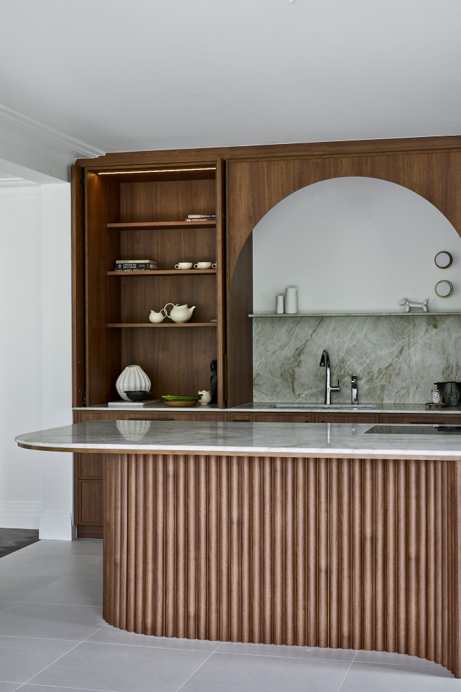 Mosman Kitchen - Midcentury - Kitchen - Sydney - by Blue Tea Kitchens ...
