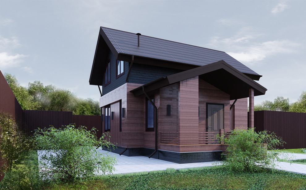 Фасадные решения жилого дома