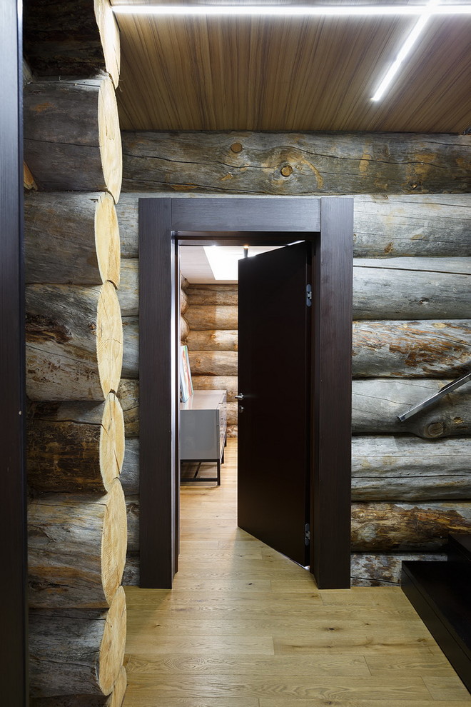 Бревенчатый загородный дом в Зеленогорске