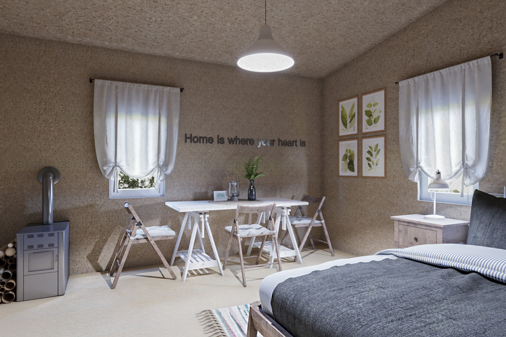 Дефолтовый домик для дачников.