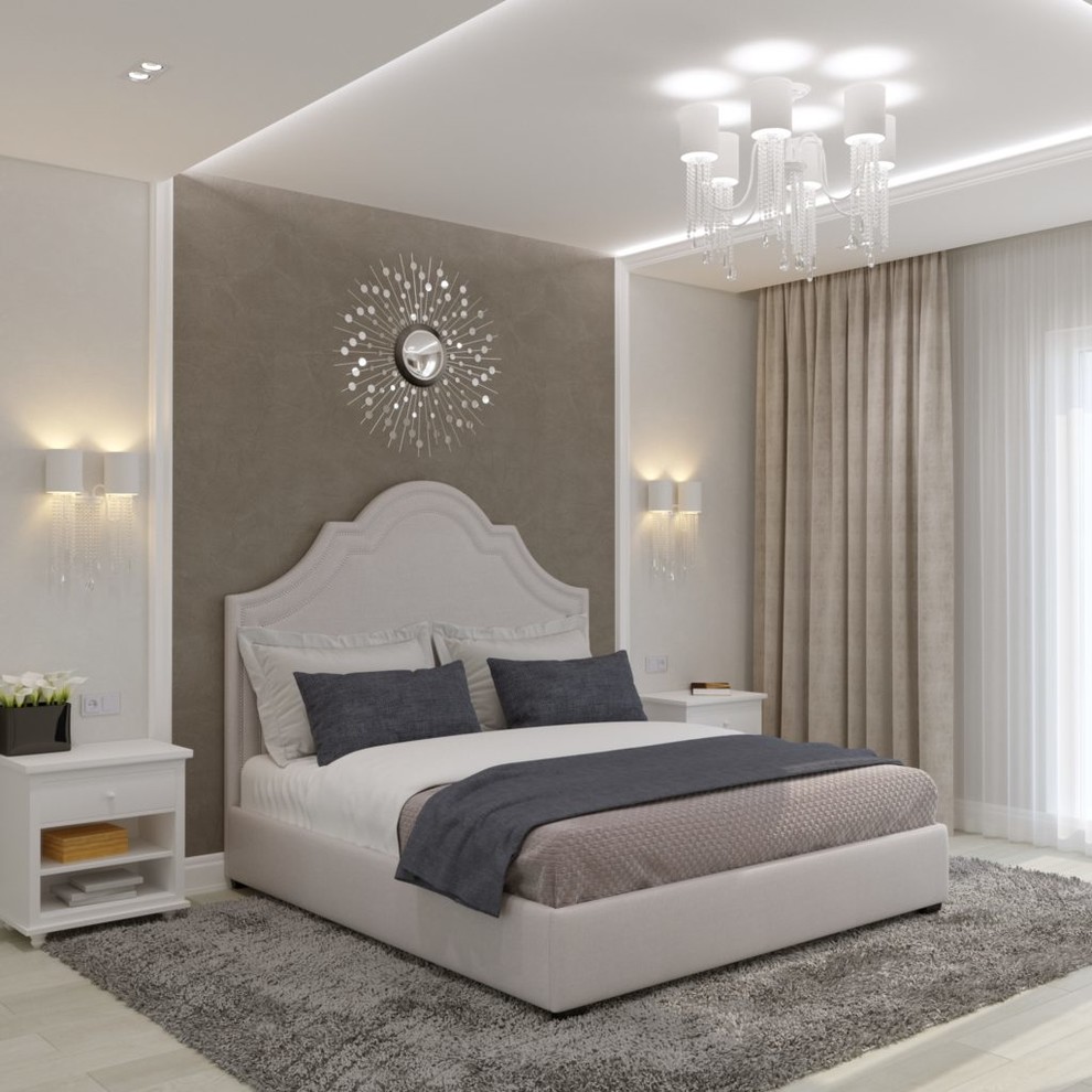 Спальня в нежных тонах