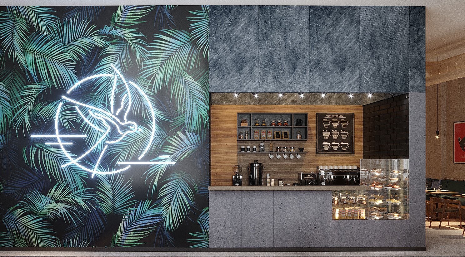 Городское кафе в Паназиатском стиле