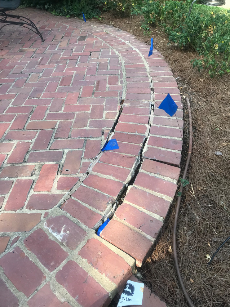 Berry Job - Brick Patio and Sidewalk Repair