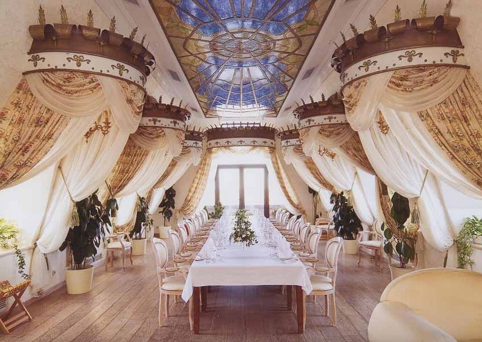 Текстильное оформление ресторана