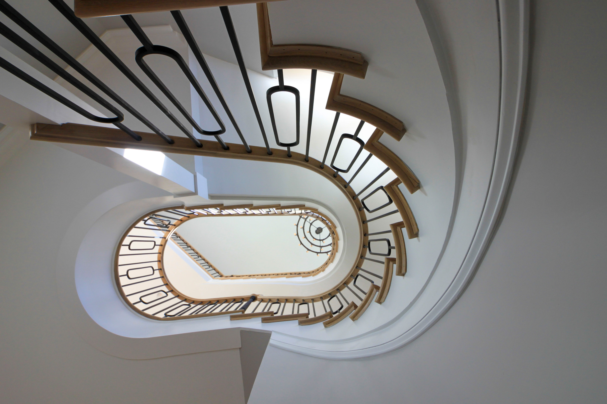 95_Remarkable and elegant floating elliptical staircase, McLean, VA 22101