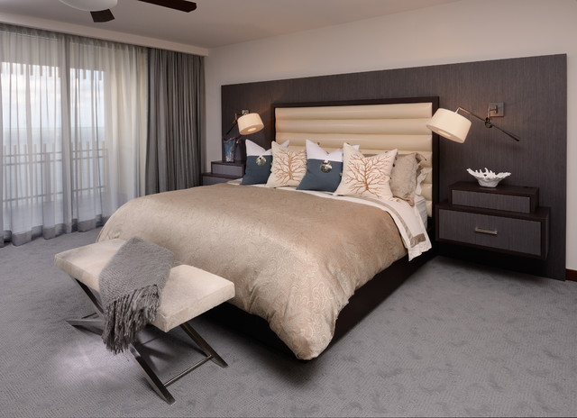 Mid Century Modern Coconut Grove contemporary-bedroom
