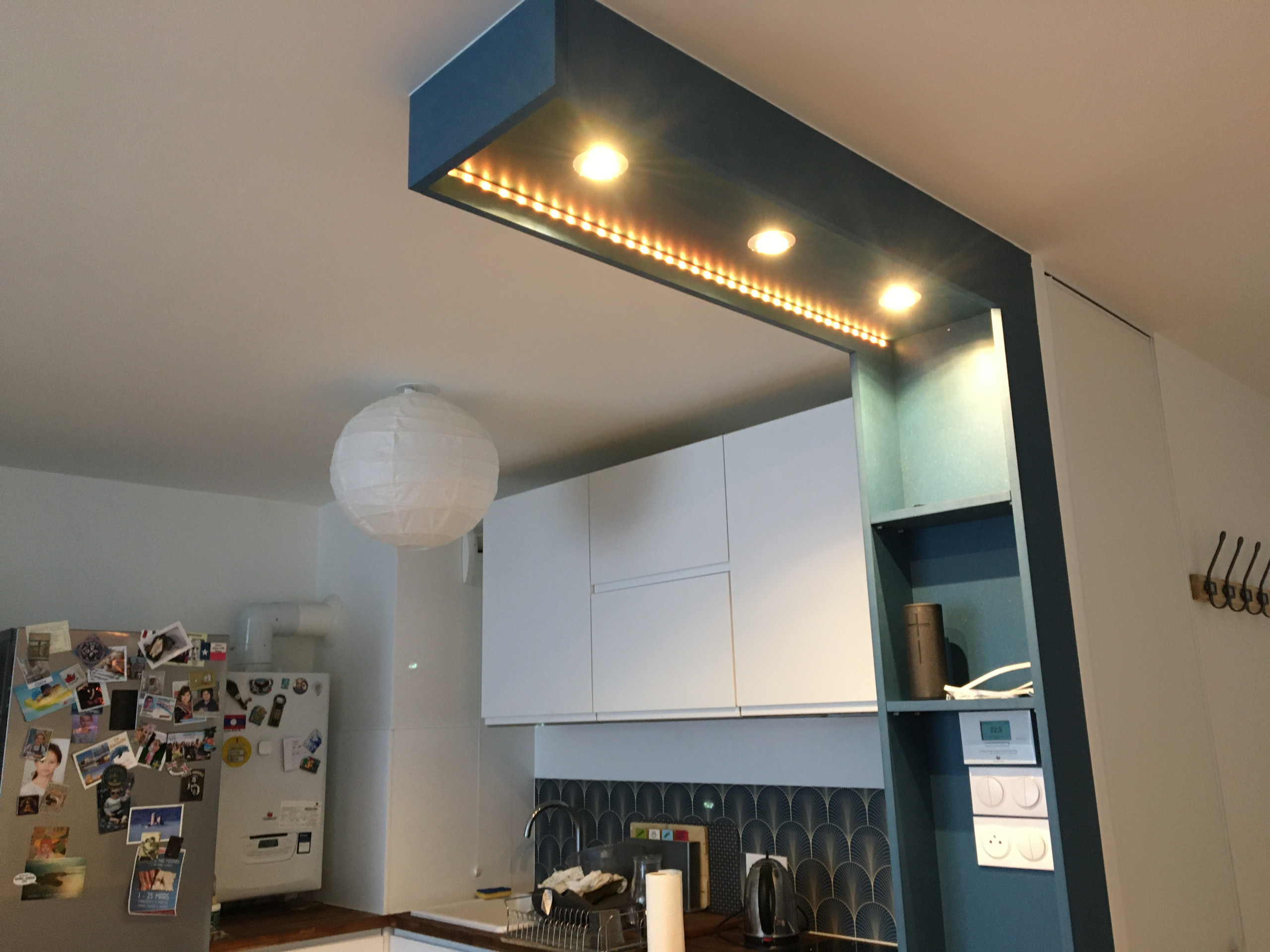 Bar luminaire en Valchromat