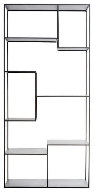 Tokyo Steel Bookshelf, Black