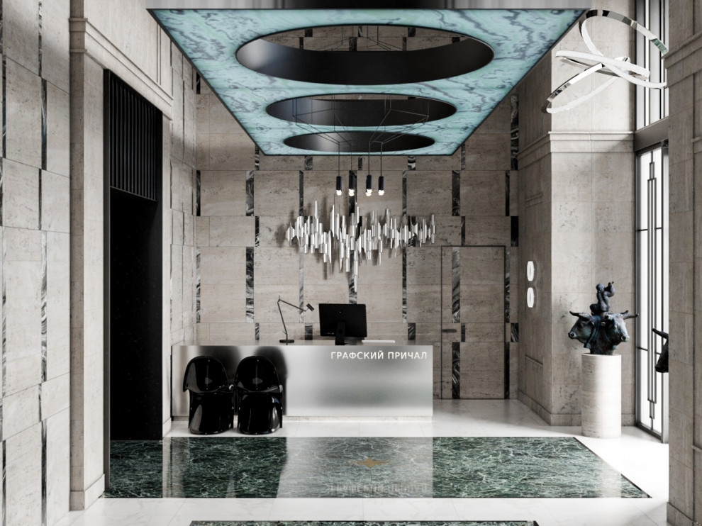 Зонна лобби гостиницы Графский причал