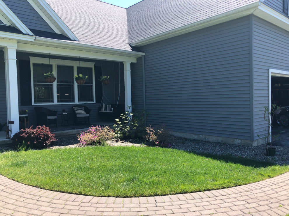 Landscape ideas to cover ugly garage