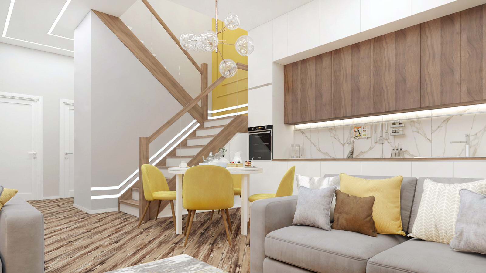 Гостиная с теплом