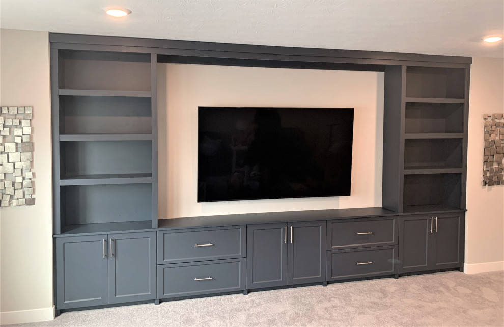 Media Centers Family Room Indianapolis by Tailored Living of
