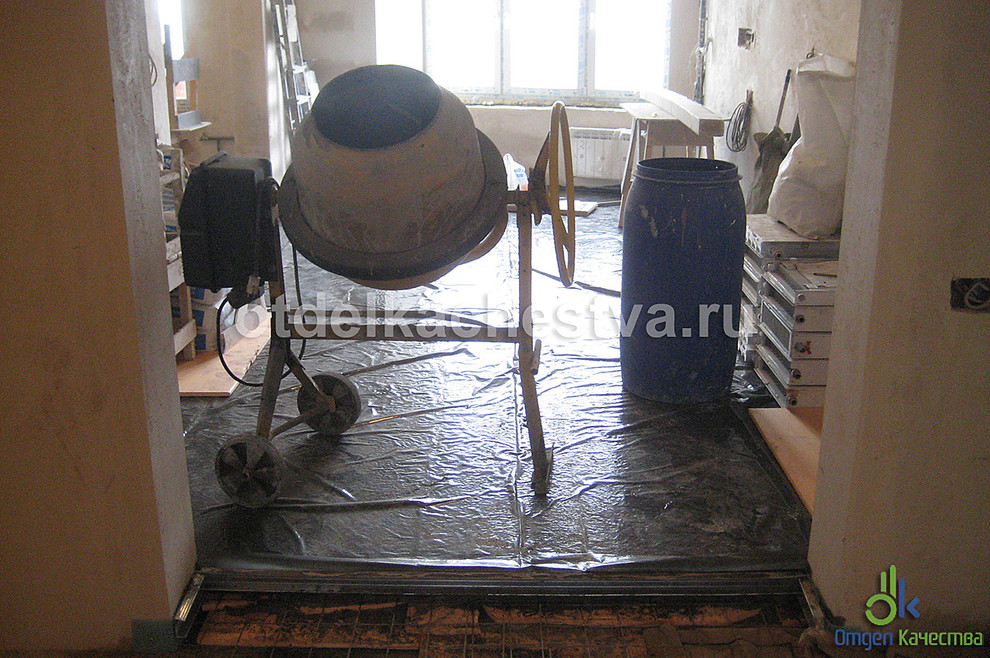 Фотографии "до": Ремонт 4-х комнатной квартиры на пр. Луначарского