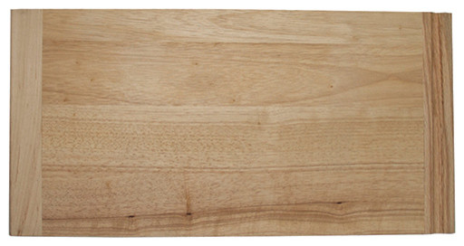 Omega National Rubberwood Bread Board, Solid Wood, 20 in Wide