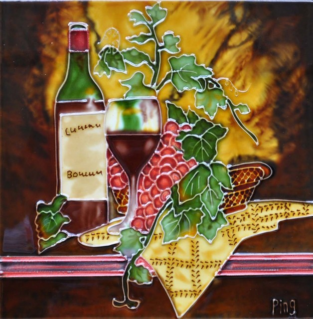 Wine Picnic, Red Tile