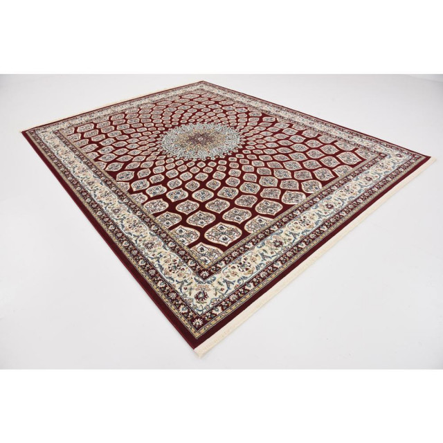 Unique Loom Nottingham Narenj Rug, 8'x10' Traditional Area Rugs